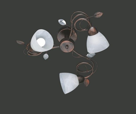 Lampa sufitowa Trio 600700328 brązowy