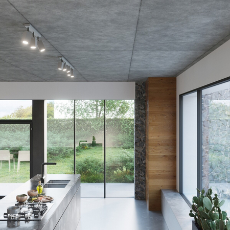 Sollux Lighting Kinkiet MERIDA 1 szary SL.0455