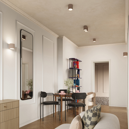 Sollux Lighting Plafon AURA 2 taupe GU10 SL.1815