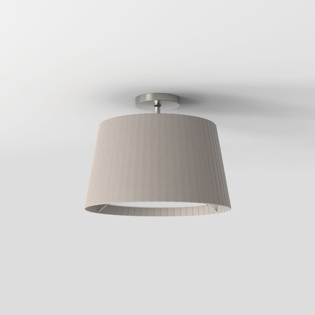 Klosz/Abażur Astro Tapered Round 400 Pleated 5002010 Piaskowa (Szarobeżowa) Tkanina