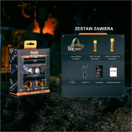 Latarka czołowa Fenix HM75R 039-600