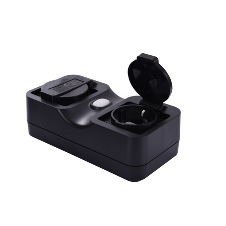 Azzardo DOUBLE AZ3223 BLACK