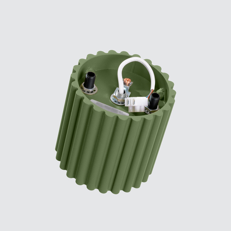 Sollux Lighting Plafon AURA 1 zielony oliwkowy GU10 SL.1794