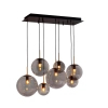 Lampa wisząca By Rydens Laura czarna/szara 4202400-4002