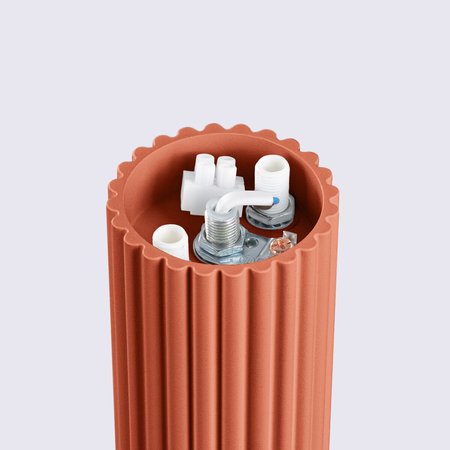 Sollux Lighting Plafon HALO ochra czerwona IP44 SL.1728