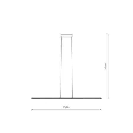 Lampa wisząca BAR LED M Nowodvorski 10848 czarny