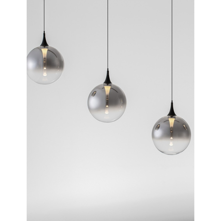 Lampa wisząca Luces Exclusivas LURVELA LE45131 szary i odcienie szarości, czarny