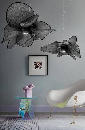 Lampa wisząca Slamp LA BELLE ETOILE - BLACK L ETOSL00BLK01T00LEDEU czarny