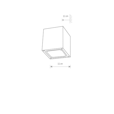 Kinkiet zewnętrzny KHUMBU Nowodvorski 4443 grafitowy