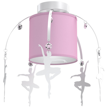 Milagro Lampa sufitowa BALETNICA PINK 1xE27 MLP4972 RÓŻOWY