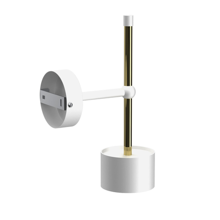 Milagro Kinkiet Arena 1xGX53 Biały/Złoty MLP7753 Biel / Złoto