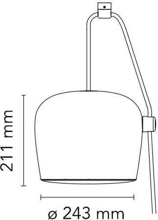 Lampa wisząca Flos F0092009 Aim Biała + kabel/wtyczka