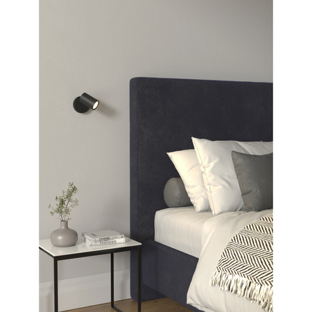 Kinkiet Astro Ascoli Single Switched 1286079 Matowy Czarny