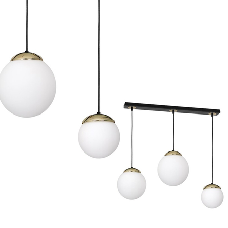 Milagro Lampa wisząca SPARTA BLACK / GOLD 3xE14 MLP6500 CZARNY / ZŁOTY