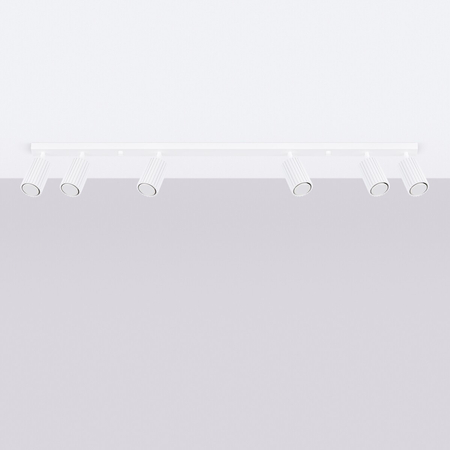 Sollux Lighting Plafon KARBON 6L biały SL.1547