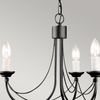 Żyrandol Elstead Lighting Carisbrooke czarny CB3-BLACK