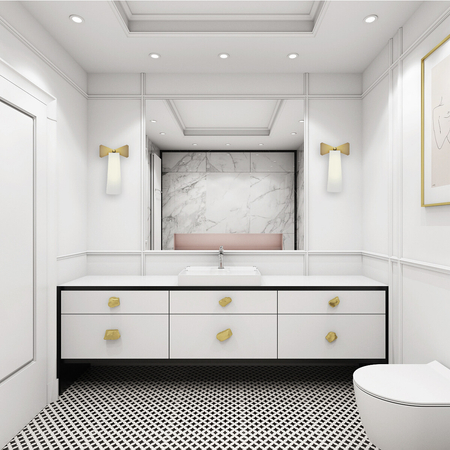 Cosmo Light Kinkiet BOW W01176BR