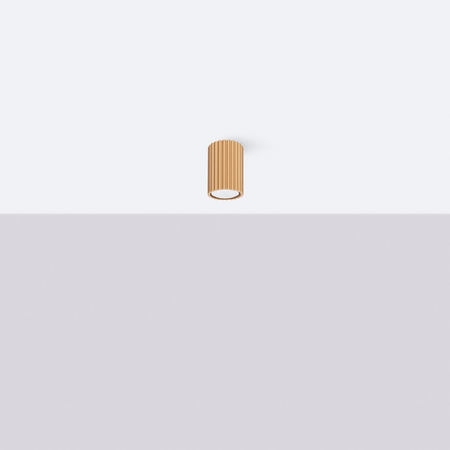 Sollux Lighting Plafon KARBON 10 złoty SL.1549