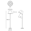 Lampa podłogowa Artemide 1136020A Choose