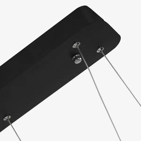 Lampa wisząca Ledowe Okręgi no.8 3k czarna