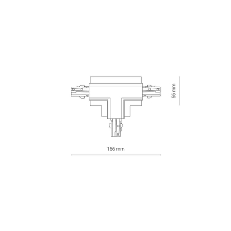 CTLS RECESSED POWER T CONNECTOR, RIGHT 2 (T-R2) Nowodvorski 8681 biały