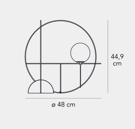 Lampa stołowa Fontana Arte F440105500OBWL Setareh