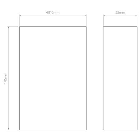 Kinkiet Astro Serifos 170 LED 1350001 Gips