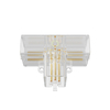 Light Prestige Łącznik T elektryczny do oświetlenia modułowego Geometric System New LP-0209 łącznik T