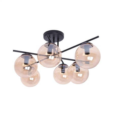 Lampa sufitowa DELTA Kaja K-5162 bursztynowy