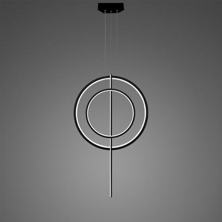 Lampa wisząca Linea No.5 60/40cm czarna 3k