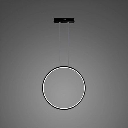 Lampa wisząca Ledowe Okręgi No.1 X 40cm czarny 3k Dali