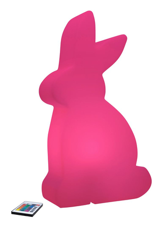 Królik LED Lampa zewnętrzna ogrodowa 2700K RGB 70cm 32354L biały