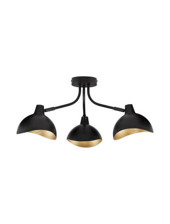 Lampa sufitowa Luces Exclusivas BANAC - czarny mat LE43423