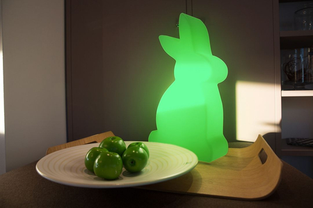 Królik LED Lampa zewnętrzna ogrodowa 4000K RGB 50cm 32478L biały