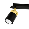 Lampa sufitowa Milagro MLP6124 Joker Black Gold 2