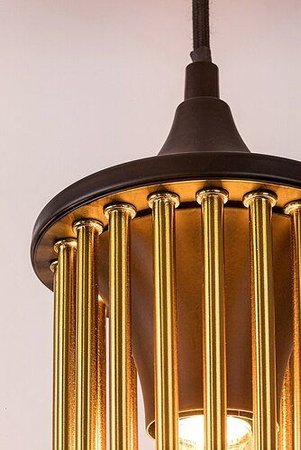 Lampa wisząca Rabalux Roxas 72151 czarny matowy