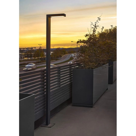 ASKER POLE 1360 GRAPHITE 2xLED 12W 3000K 216CM