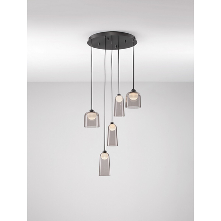 Lampa wisząca Luces Exclusivas TAVENCO LE45214 różowy, czarny