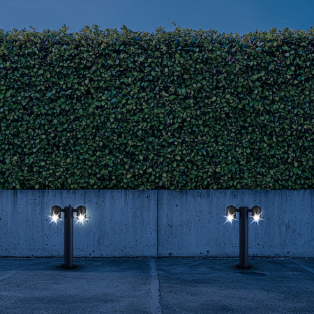 Eko-Light Słupek Ogrodowy Ketto 2xGU10 IP44 EKO8340 CZARNY