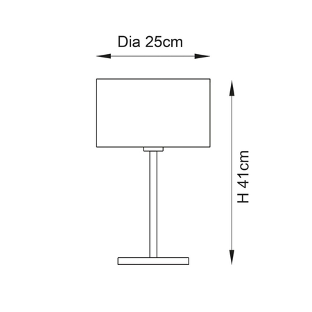 Lampa stołowa Endon Lighting Longshore 101693 czarny