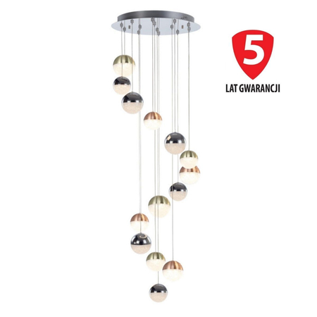 Lampa wisząca Italux PND-13112146-14A-CR Mocado LED