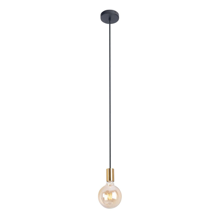 Lampa wisząca Maxlight P0398 czarny/złoty