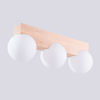 Sollux Lighting Plafon BULBO 3 naturalne drewno SL.1684