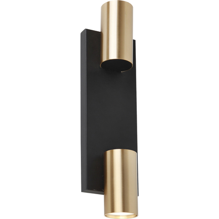 Milagro GENESIS WALL BLACK GOLD 2xGU10 ML0380 CZARNY / ZŁOTY