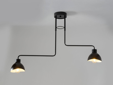 Sigma 32447 HOLI 2 plafon czarny biały