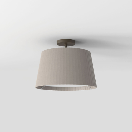 Klosz/Abażur Astro Tapered Round 400 Pleated 5002010 Piaskowa (Szarobeżowa) Tkanina