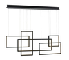 Lampa wisząca QUADRATUS BLACK Azzardo AZ2850 czarny