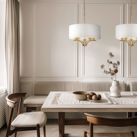 Cosmo Light Lampa wisząca ATLANTA P05797AU-WH