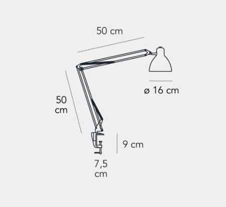 Lampa stołowa Fontana Arte F810110200BIWL Naska