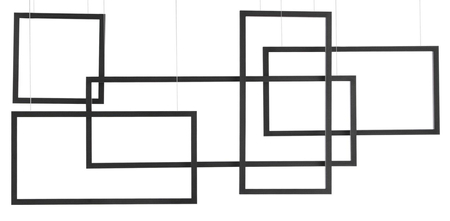 Lampa wisząca Luces Exclusivas LEPE LE41433 czarny